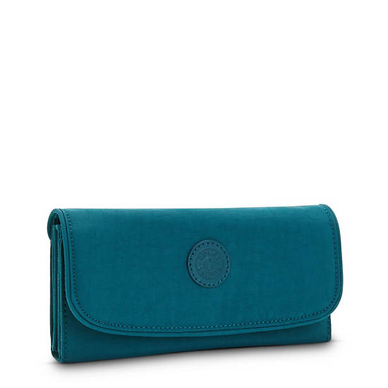 Kipling Money Land Snap Wallet Pung Turkis | DK 2194FD